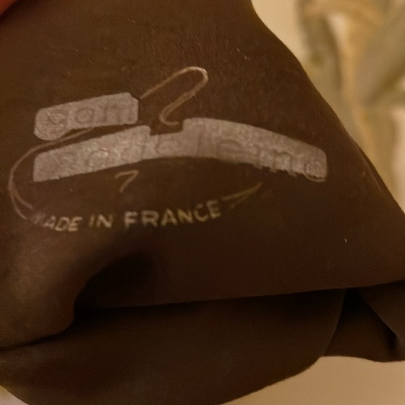 Vintage Brown Suede Gloves size 7 Made in France - Picture 3 of 4